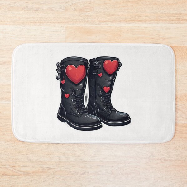 Item preview, Boots with hearts   designed and sold by Planetporridge.
