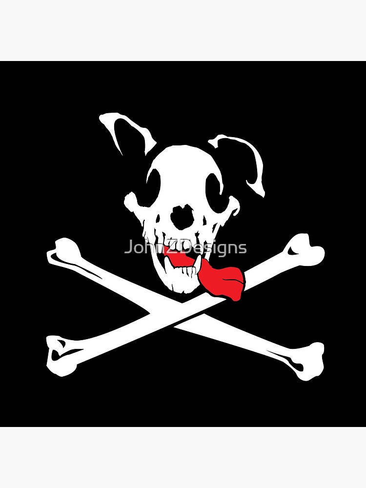 “Dog Pirate Flag” Throw Pillow for Sale by JohnZDesigns | Redbubble