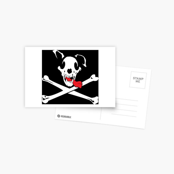 “Dog Pirate Flag” Postcard for Sale by JohnZDesigns | Redbubble