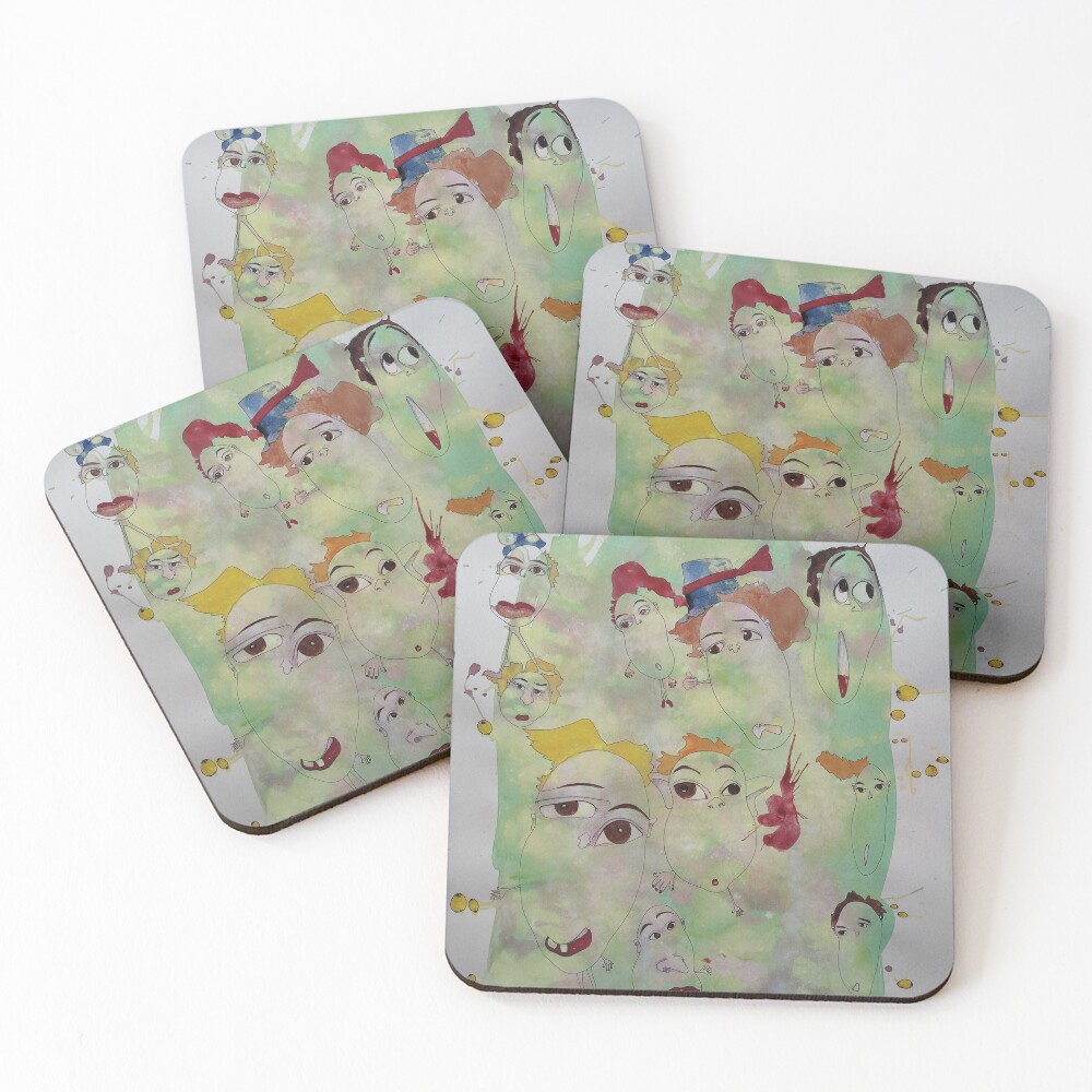 Item preview, Coasters (Set of 4) designed and sold by Rorschach68.