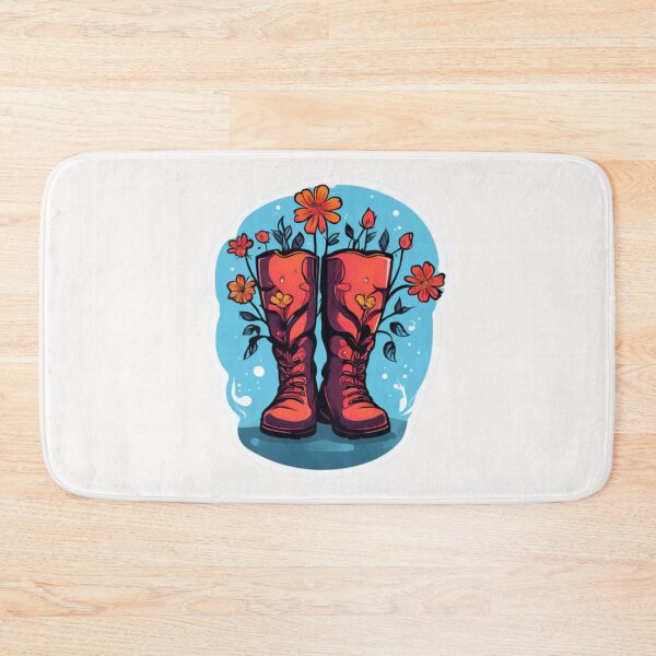 Item preview, Boot flower design designed and sold by Planetporridge.