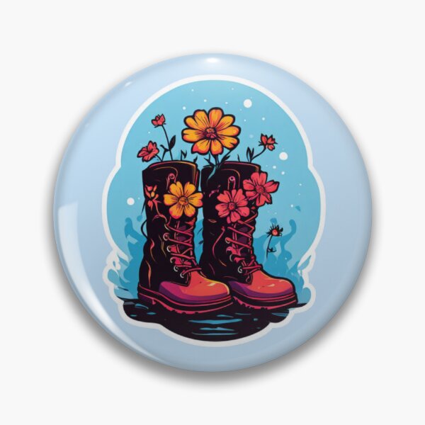Item preview, Flower Boot Art designed and sold by Planetporridge.