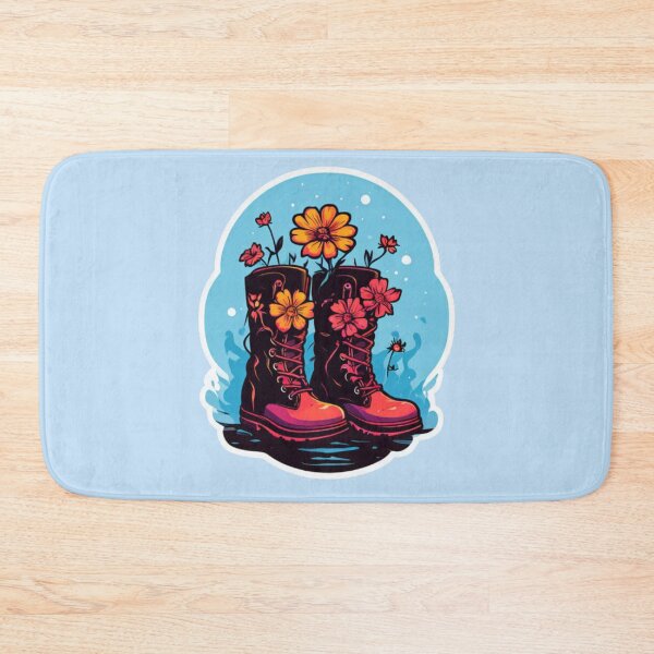 Item preview, Flower Boot Art designed and sold by Planetporridge.