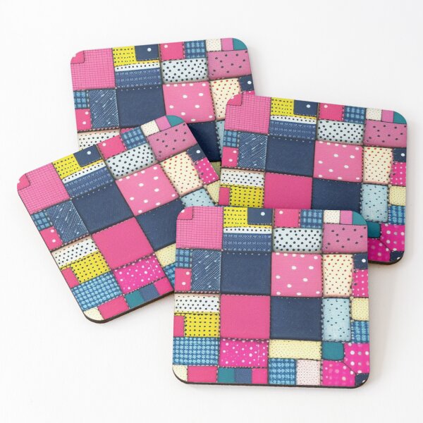 Item preview, Cute cartoony Patchwork  designed and sold by Roxburylane.