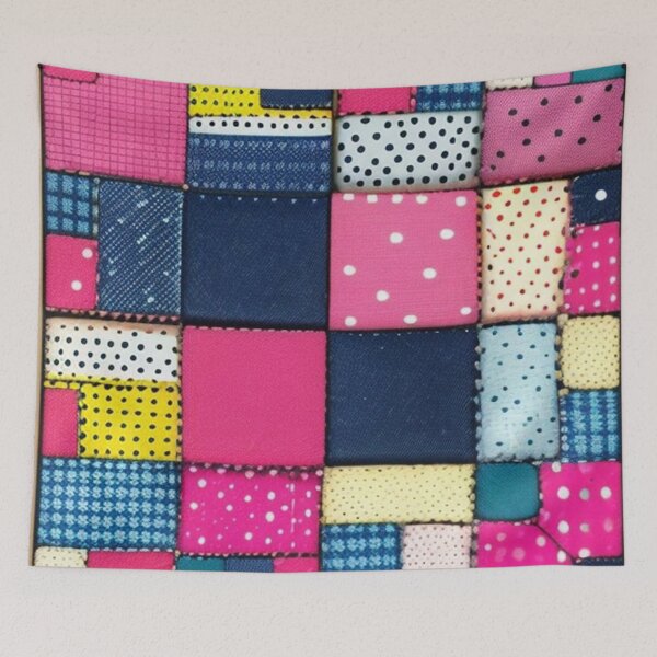 Item preview, Cute cartoony Patchwork  designed and sold by Roxburylane.