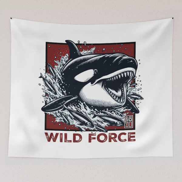 Item preview, ORCA - KILER WHALE - WILD FORCE - ANIMALS - 3 designed and sold by ArtProjectShop.