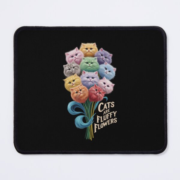 Item preview, cats are fluffy flowers designed and sold by 123ks.