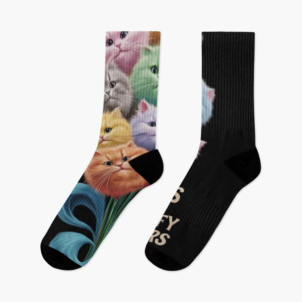 Item preview, cats are fluffy flowers designed and sold by 123ks.
