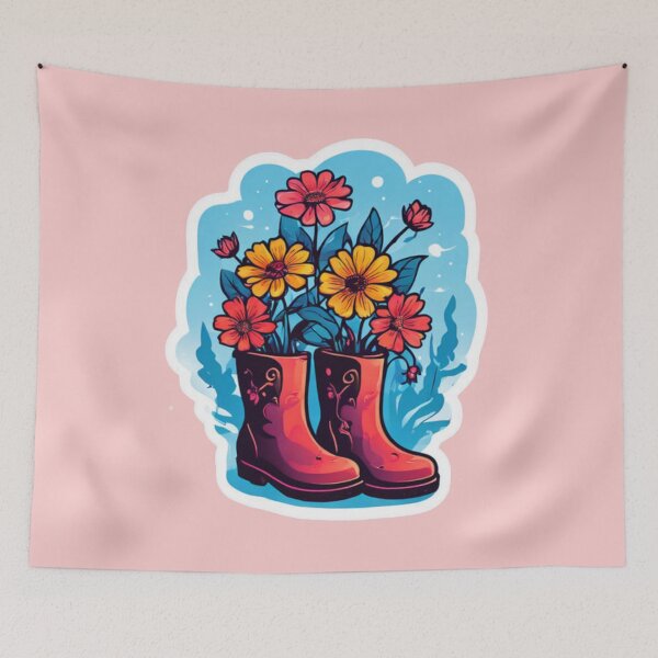 Item preview, Boot Flowers designed and sold by Planetporridge.