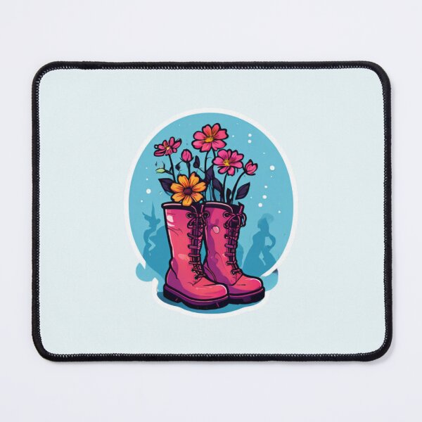 Item preview, Boot flower art designed and sold by Planetporridge.