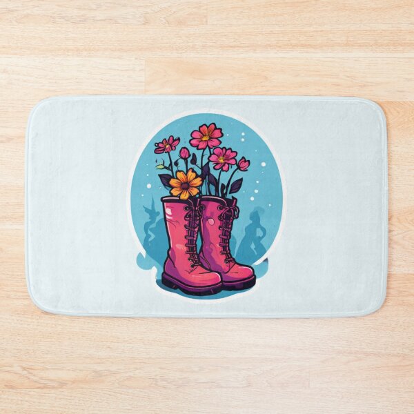 Item preview, Boot flower art designed and sold by Planetporridge.