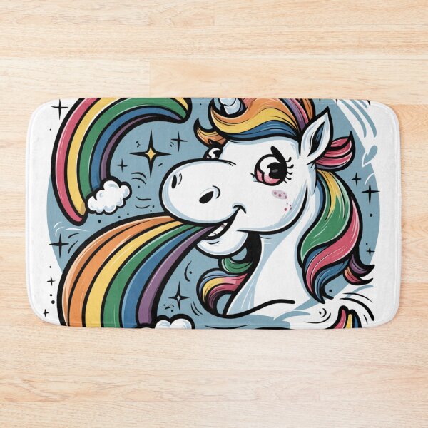 Item preview, Unicorn burping rainbow  designed and sold by Ajax90.