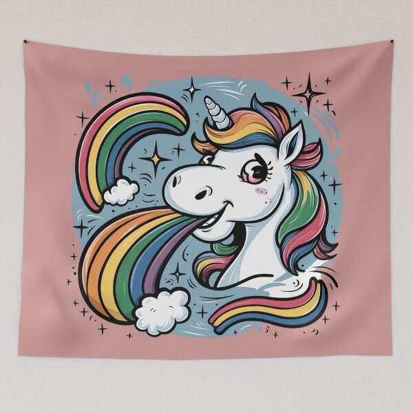 Item preview, Unicorn burping rainbow  designed and sold by Ajax90.