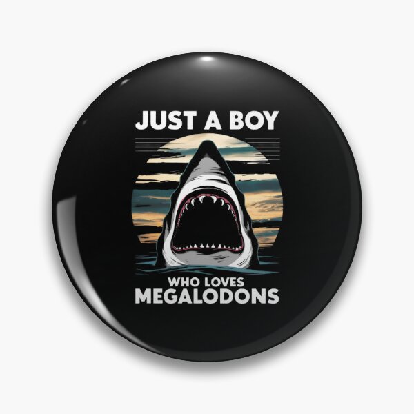 Item preview, Just A Boy Who Loves Megalodons: Megalodon  designed and sold by printmala.