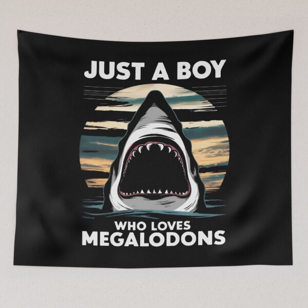 Item preview, Just A Boy Who Loves Megalodons: Megalodon  designed and sold by printmala.