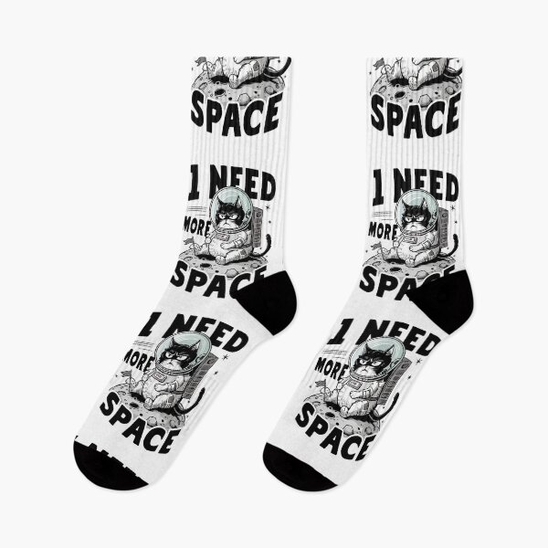 Item preview, Astronaut Cat - I Need More Space White designed and sold by karsad.