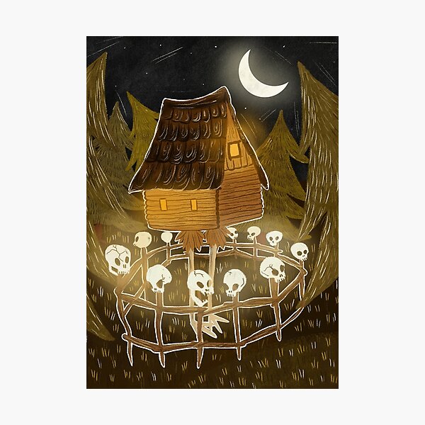 Item preview, Slavic Folklore Baba Yaga Hut designed and sold by Sanja Kolenko.