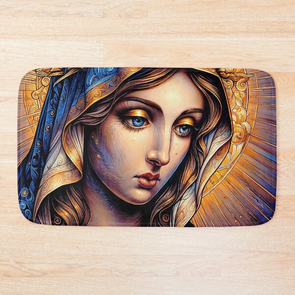 Item preview, The precious face of the holy Mother Mary  designed and sold by PixelCraftDSG.
