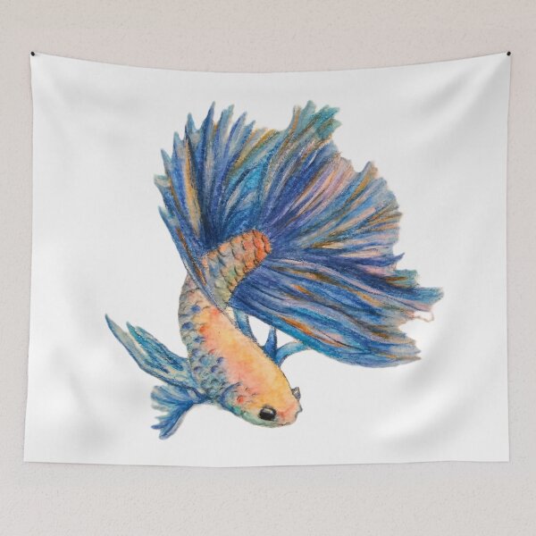 Item preview, Blue Fin Betta Fish designed and sold by ClearNight.