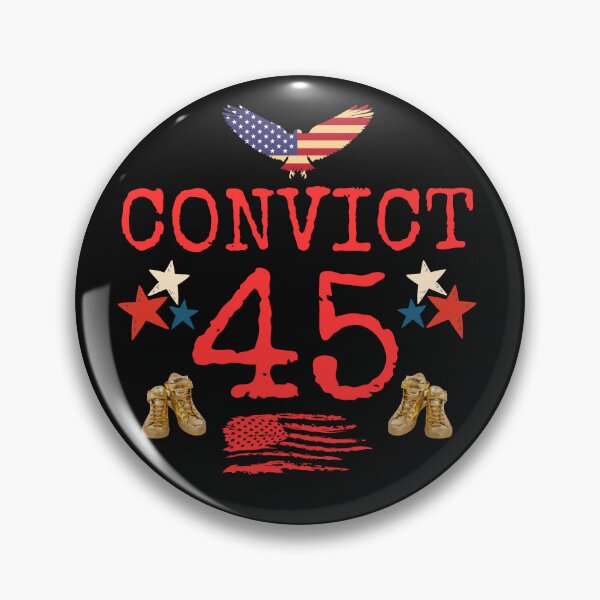 Item preview, Convict 45 Save Democracy Political Design designed and sold by EarthArtDesigns.