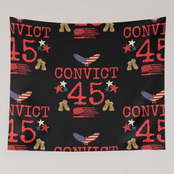 Item preview, Convict 45 Save Democracy Political Design designed and sold by EarthArtDesigns.