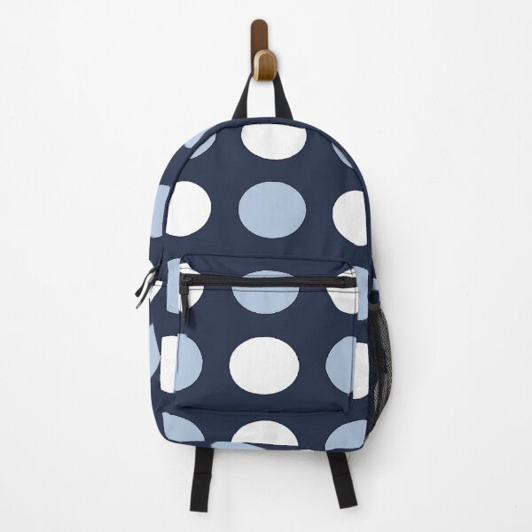 Item preview, ALICE BLUE, WHITE and NAVY BLUE Symmetrical POLKA DOTS  designed and sold by RachelMacht.