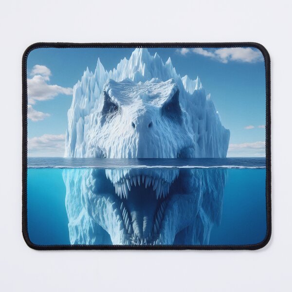 Item preview, Frozen Terror: The T-Rex Iceberg designed and sold by AI-Only Creations.
