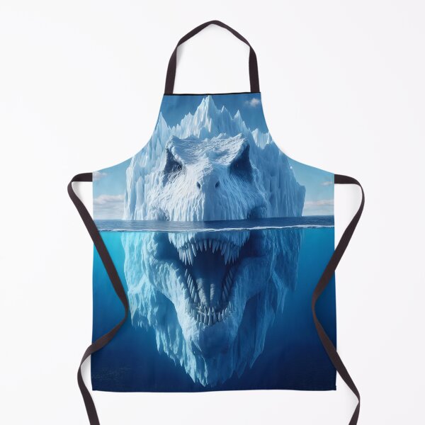 Item preview, Frozen Terror: The T-Rex Iceberg designed and sold by AI-Only Creations.