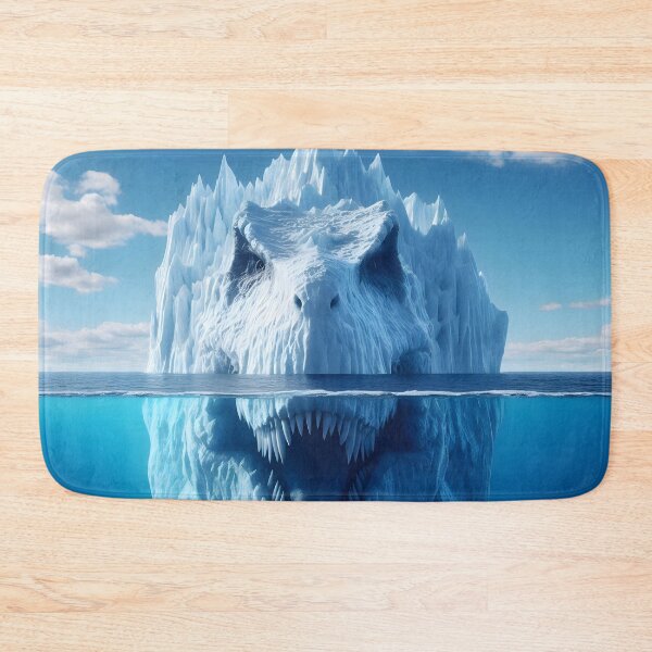 Item preview, Frozen Terror: The T-Rex Iceberg designed and sold by AI-Only Creations.