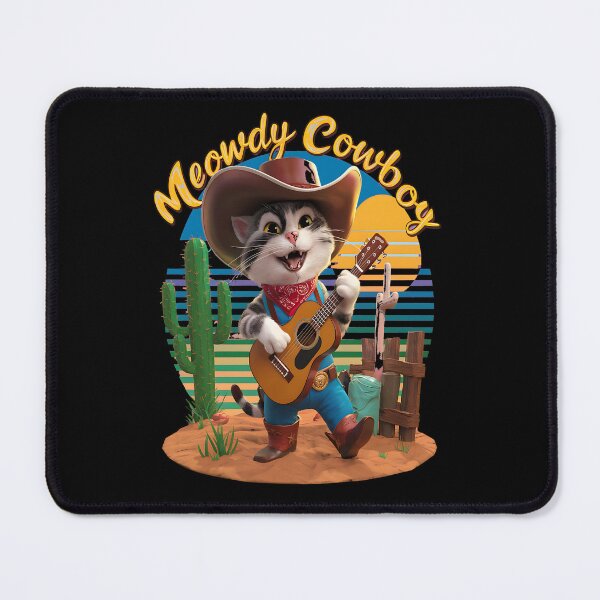 Item preview, Meowdy cowboy designed and sold by JansenGS.