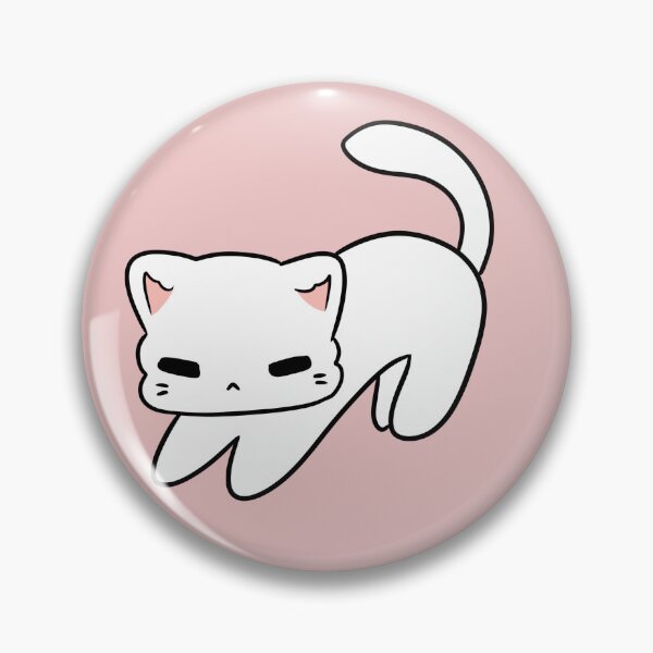 Item preview, White cat big stretch designed and sold by dreamsclouds.