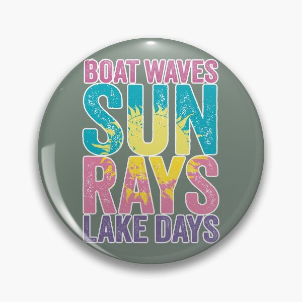 Item preview, Olas de barco, rayos de sol, días en el lago designed and sold by MayRahTee.