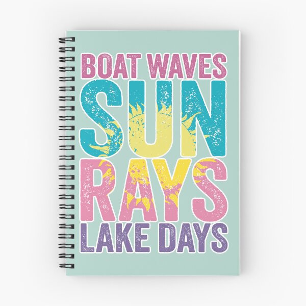 Item preview, Olas de barco, rayos de sol, días en el lago designed and sold by MayRahTee.