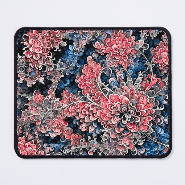 Item preview, Fractal Flowers in Double Red designed and sold by DD Design.