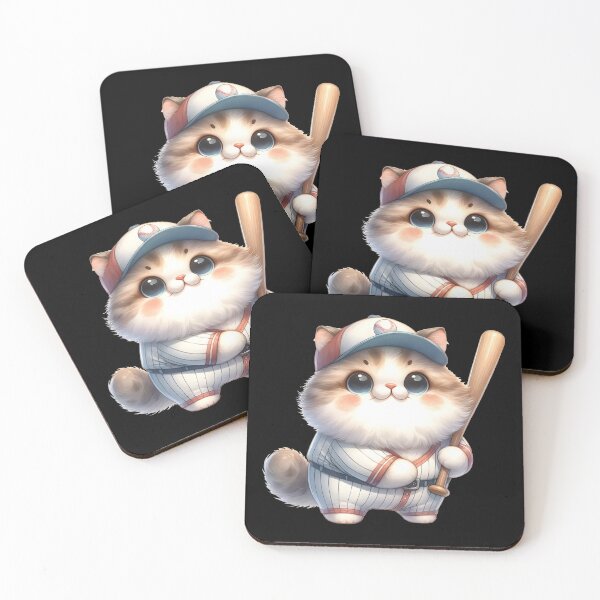 Item preview, Funny animals. Baseball graphics with a cat designed and sold by BanShopDG.