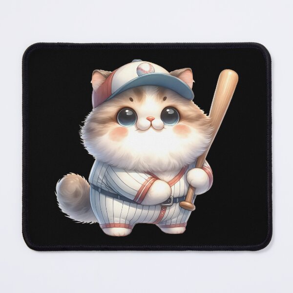 Item preview, Funny animals. Baseball graphics with a cat designed and sold by BanShopDG.