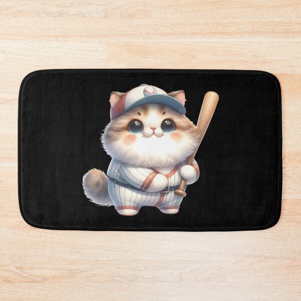 Item preview, Funny animals. Baseball graphics with a cat designed and sold by BanShopDG.