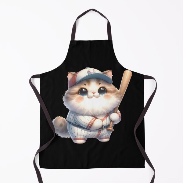Item preview, Funny animals. Baseball graphics with a cat designed and sold by BanShopDG.
