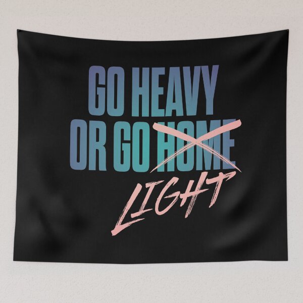 Item preview, Go heavy or go home/light. v.1 designed and sold by x1brett.