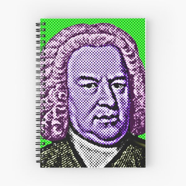 Item preview, Johannes Sebastian Bach Pop Art Portrait in Green Background designed and sold by OnlyPopArt.