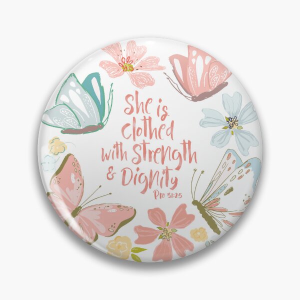 Item preview, She Is Clothed With Strength And Dignity Pro 31 25 Pink designed and sold by amazingjoy.