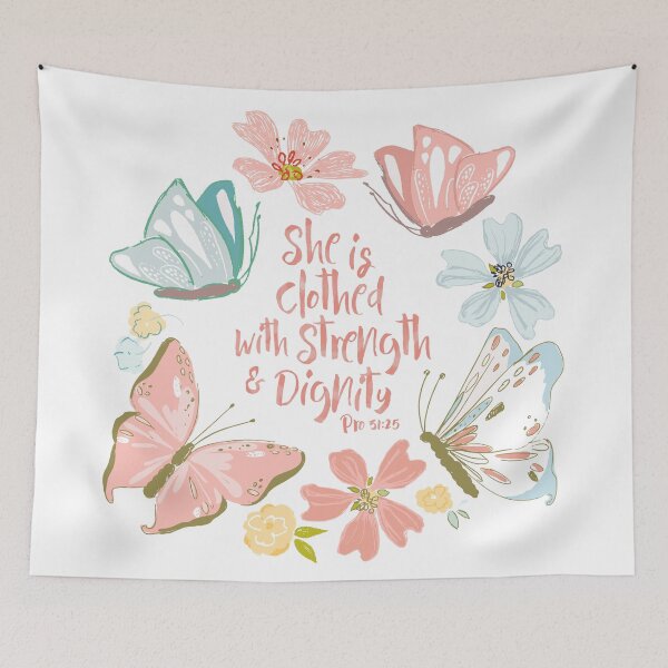 Item preview, She Is Clothed With Strength And Dignity Pro 31 25 Pink designed and sold by amazingjoy.