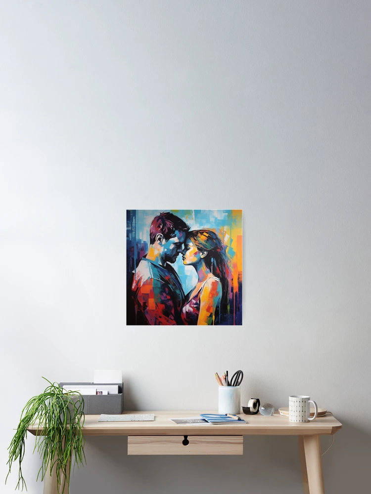 Thumbnail 2 of 3, Poster, Abstract Couple designed and sold by Rtymer.