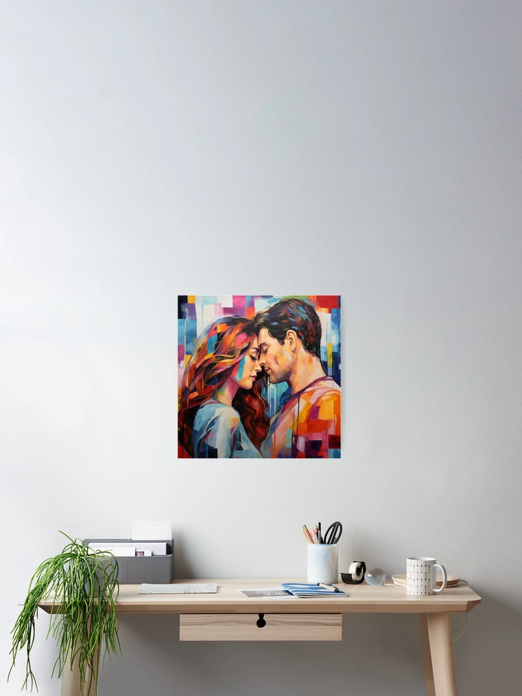 Thumbnail 2 of 3, Poster, Abstract Couple designed and sold by Rtymer.