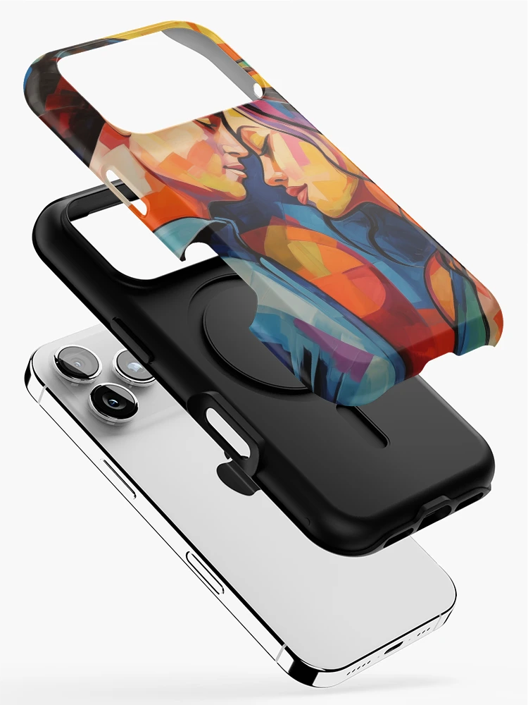 Thumbnail 2 of 4, iPhone Case, Abstract Couple designed and sold by Rtymer.