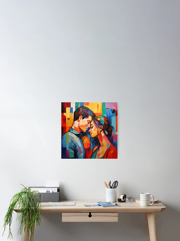 Thumbnail 2 of 3, Poster, Abstract Couple designed and sold by Rtymer.