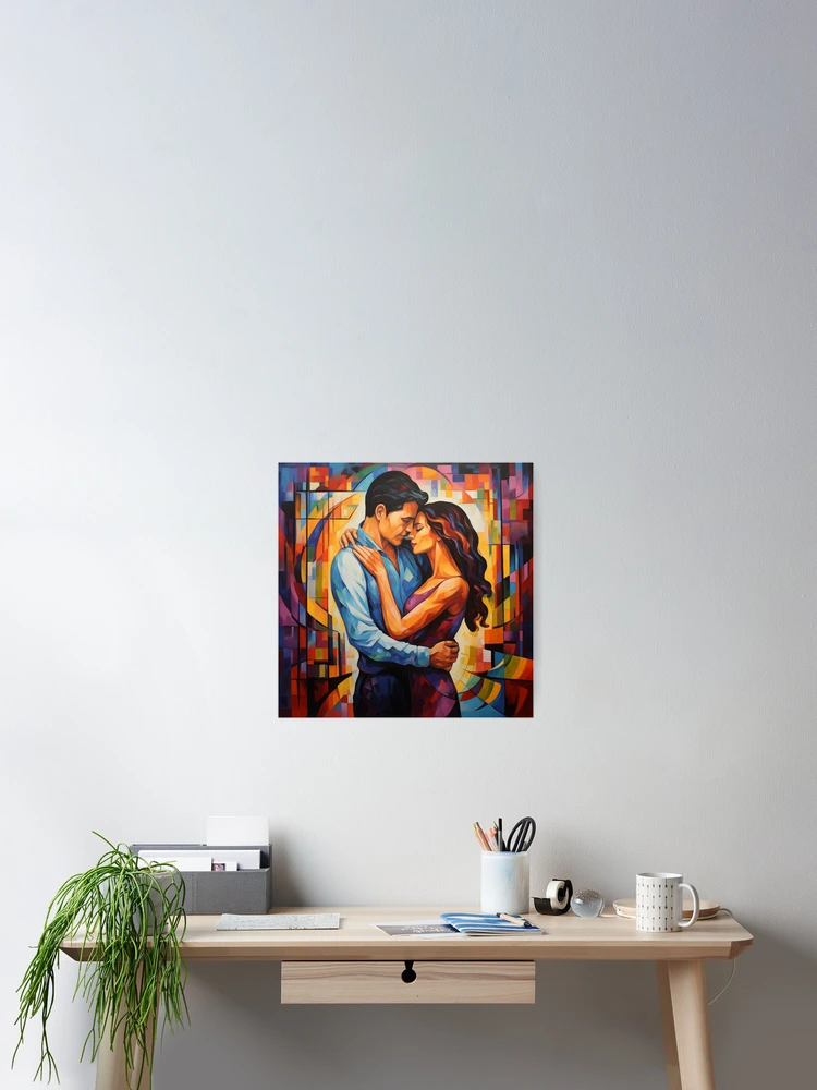 Thumbnail 2 of 3, Poster, Abstract Couple designed and sold by Rtymer.