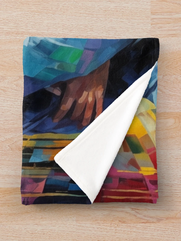 Thumbnail 3 of 6, Throw Blanket, Abstract Couple designed and sold by Rtymer.