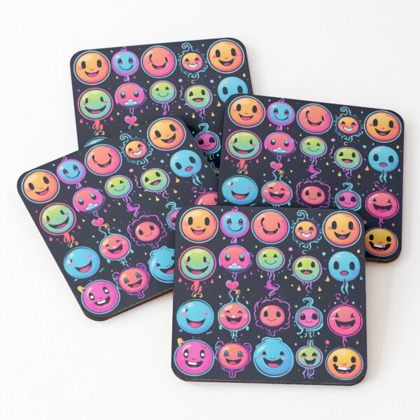 Item preview, Smiley Faces Pattern 2 designed and sold by Planetporridge.