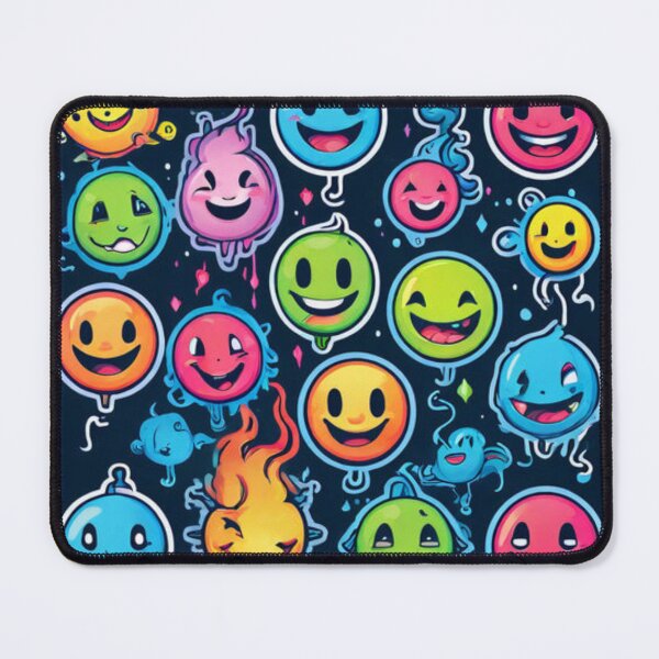 Item preview, Smiley Faces Pattern 3 designed and sold by Planetporridge.